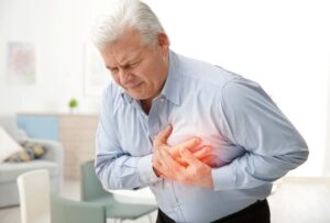 Older man with poor heart health